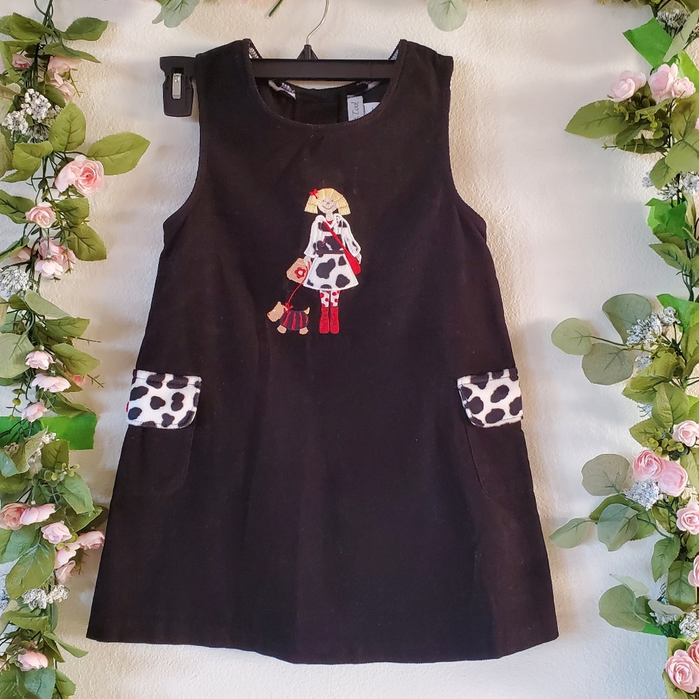 Autumn / Winter Dress with Cute Embroidery Desing